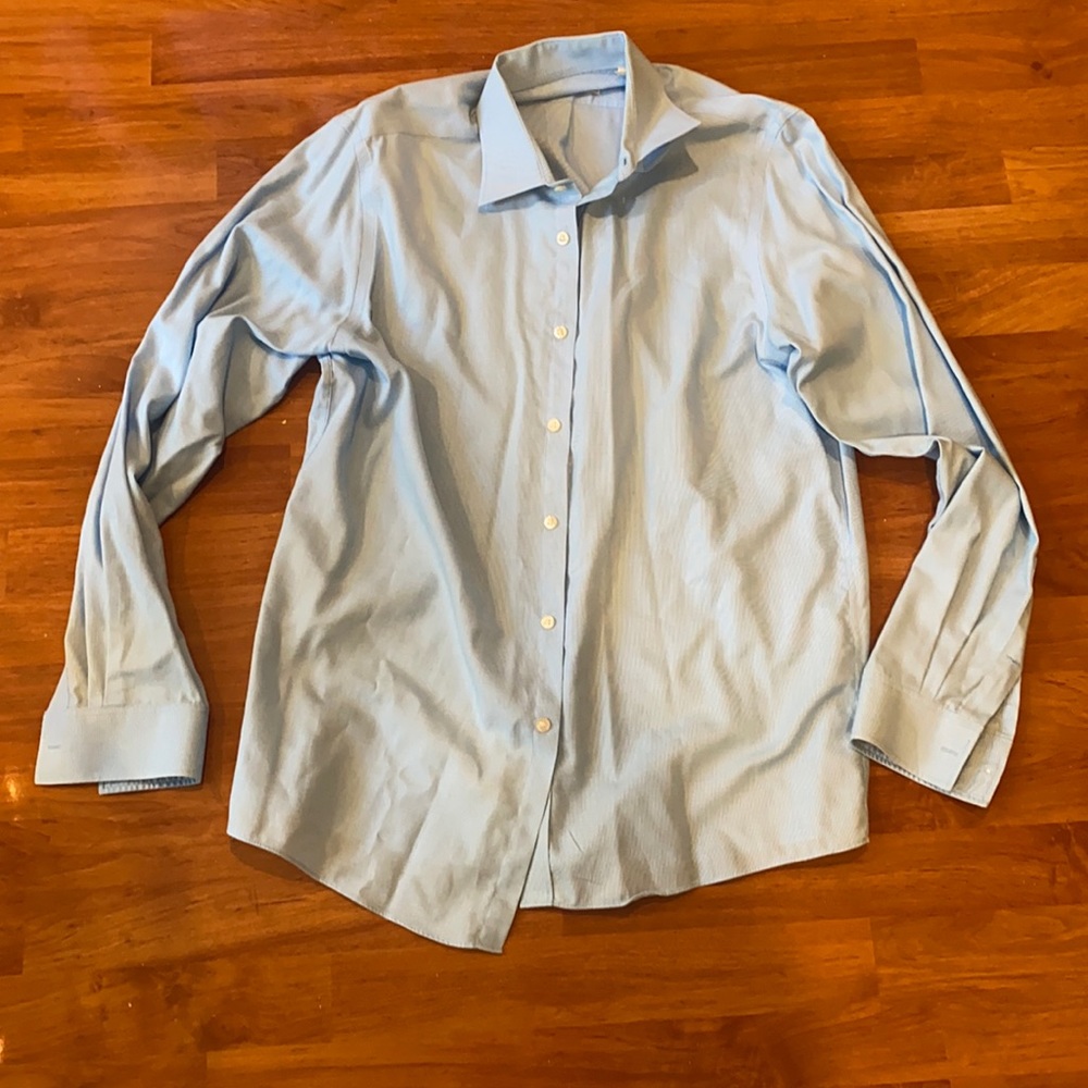 Michael Kors Blue Button Down Shirt